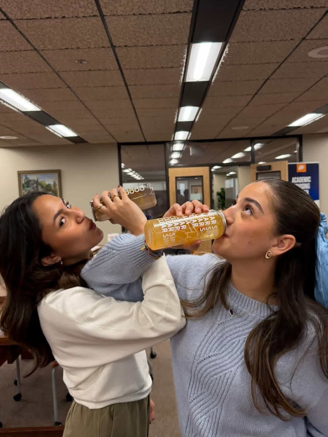 Clear Sips out in the city